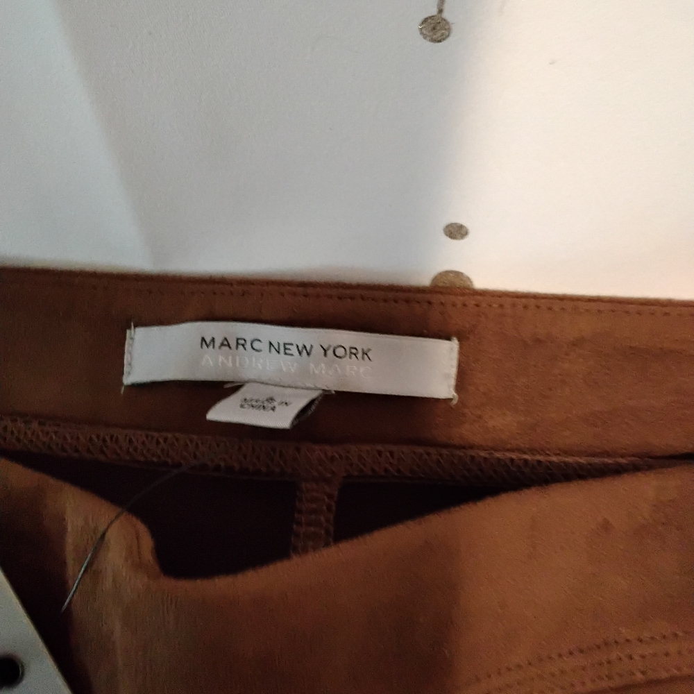 Marc New York Brown Suede Leggings